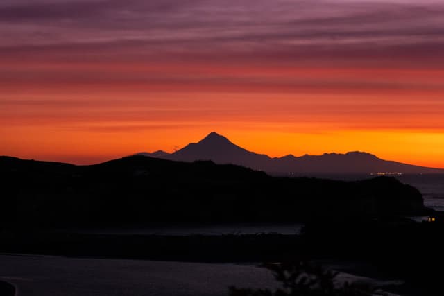 Taranaki at Sunset