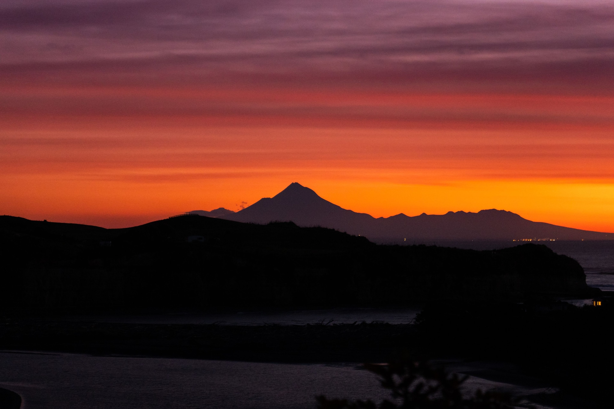 Taranaki at Sunset